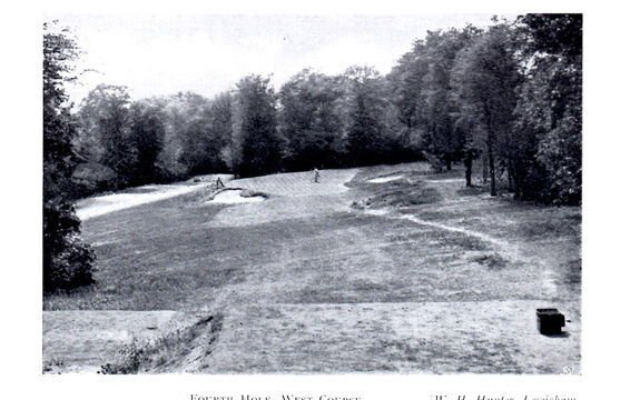 4th Hole - West Course - 1920's