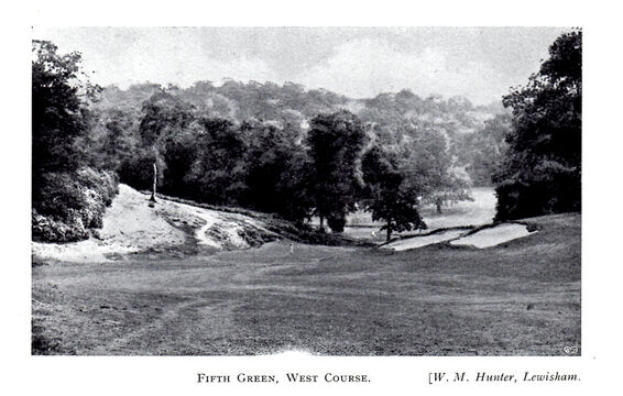5th Hole - West Course - 1920's