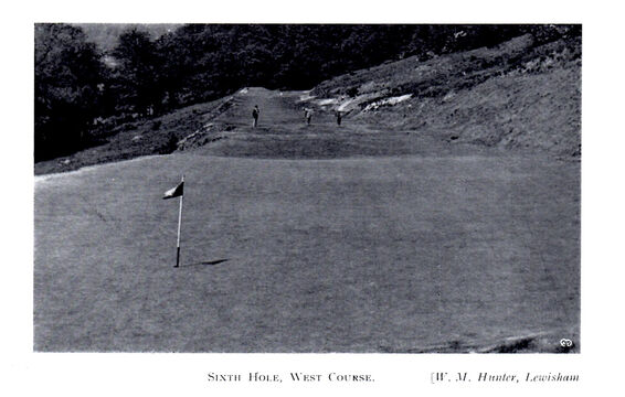 6th Green - West Course - 1920's
