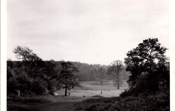 View from West Course to 13th East - 1920's