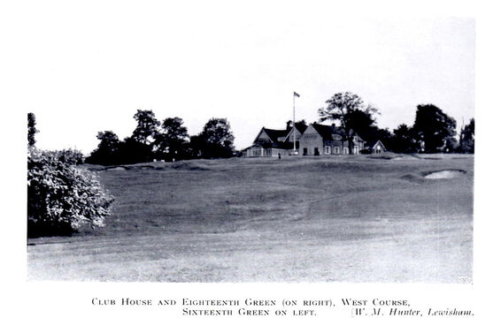 View to Clubhouse from West Course